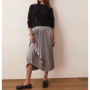 NEW MARINE LAYER chelsea skirt in silver
